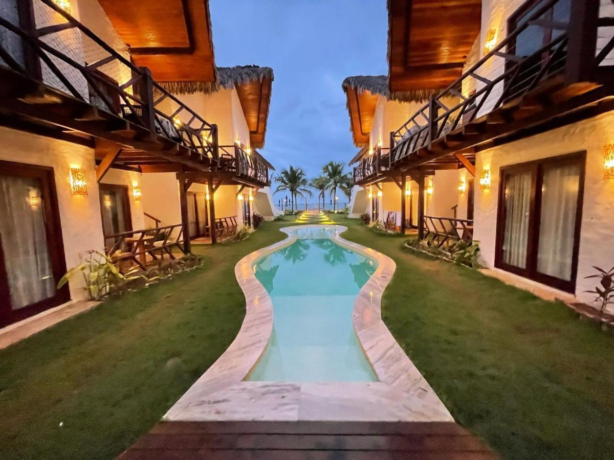 Ap Vila Mar Pe Na Areia Com Vista Para O Mar E Piscina Barra Grande  Exterior foto